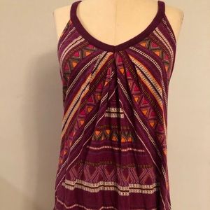 Patterned athleta tank top